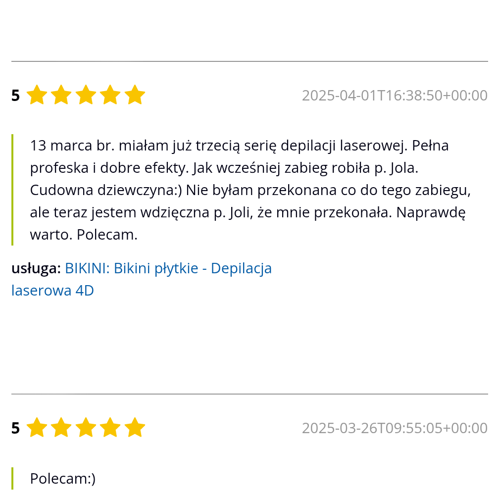 Depilacja Laserowa opinie 1