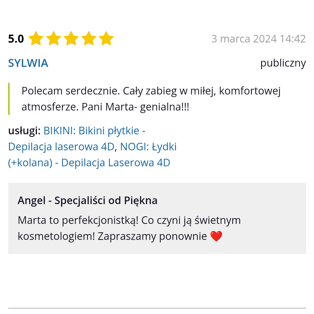 Depilacja Laserowa opinie 15