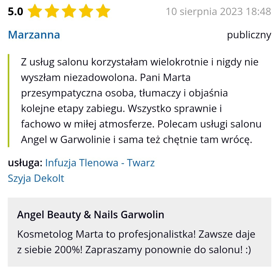 Infuzja Tlenowa Opinie 1