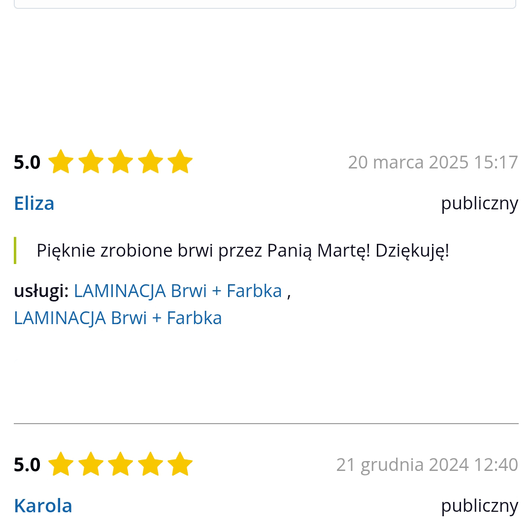 Laminacja Brwi Opinie 4