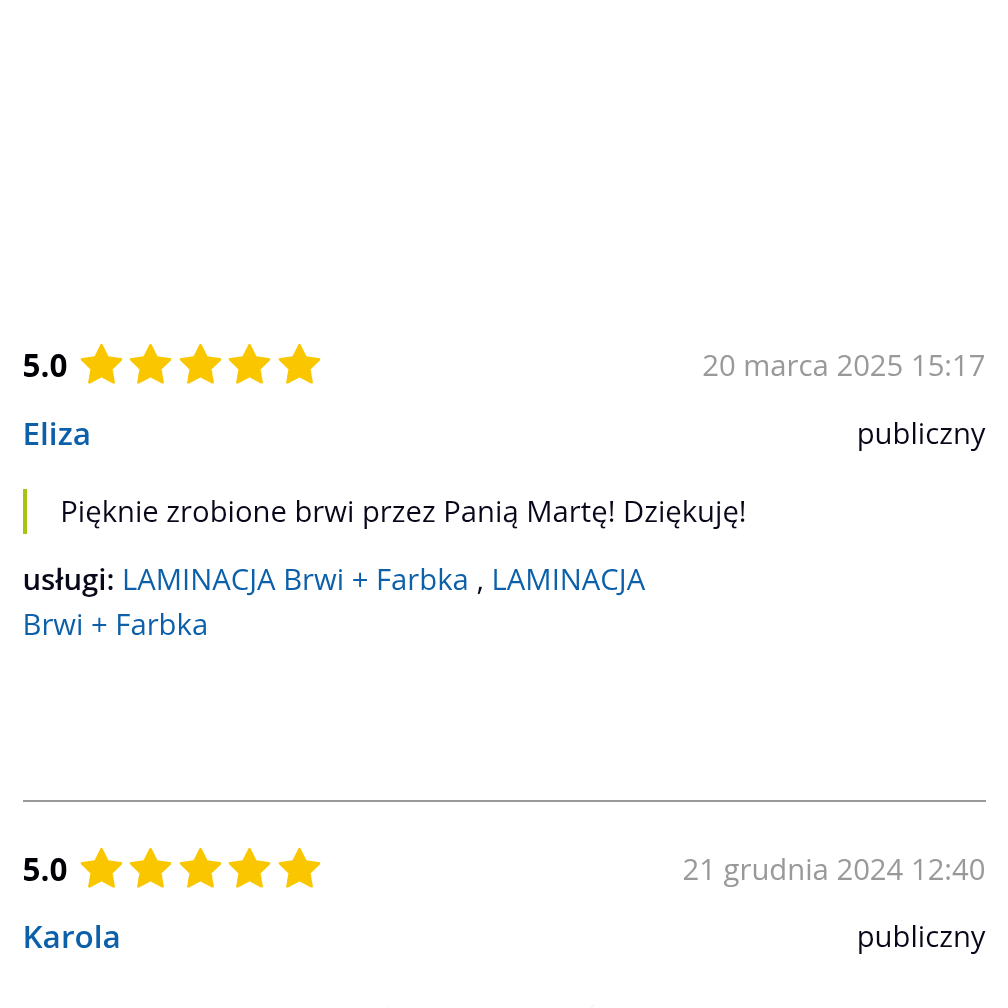 Laminacja Brwi Opinie 7