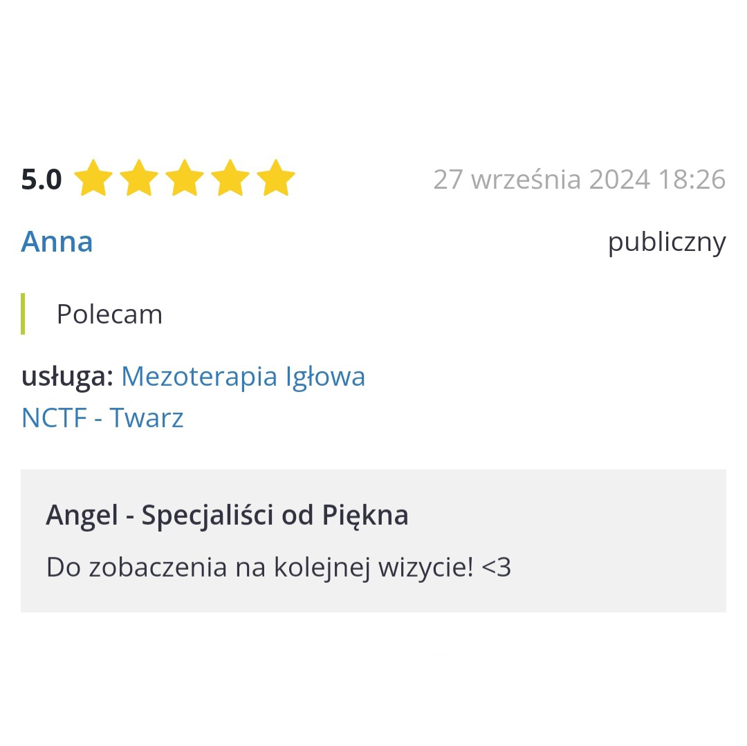 Mezoterapia Igłowa opinie (1)