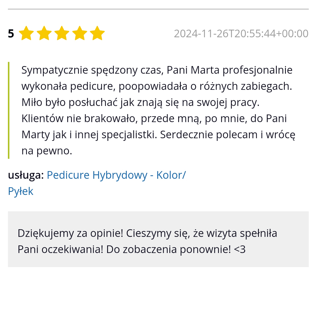 Pedicure Hybrydowy Opinie 1