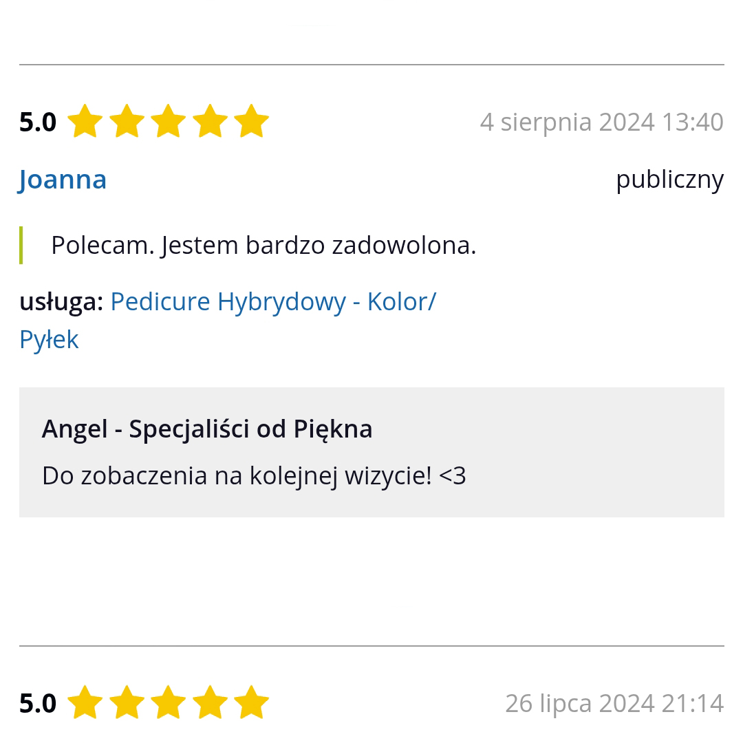 Pedicure Hybrydowy Opinie 10