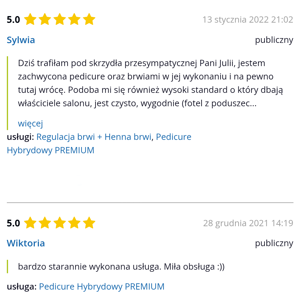 Pedicure Hybrydowy Opinie 5