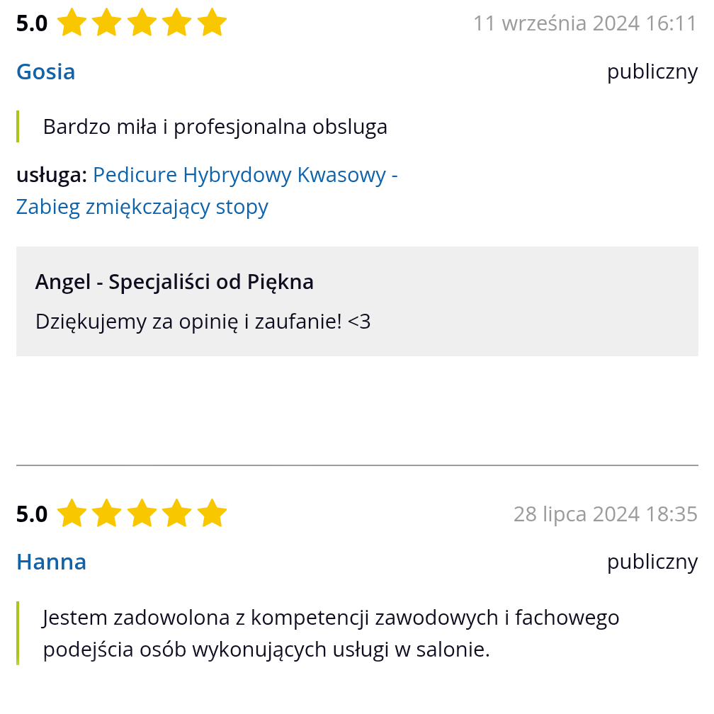 Pedicure Kwasowy Opinie 2