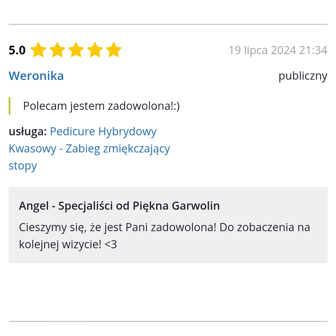 Pedicure Kwasowy Opinie 5