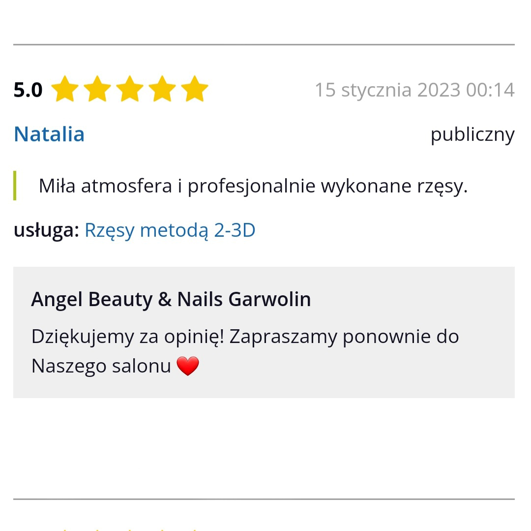 Przedłużanie rzęs Opinie 12