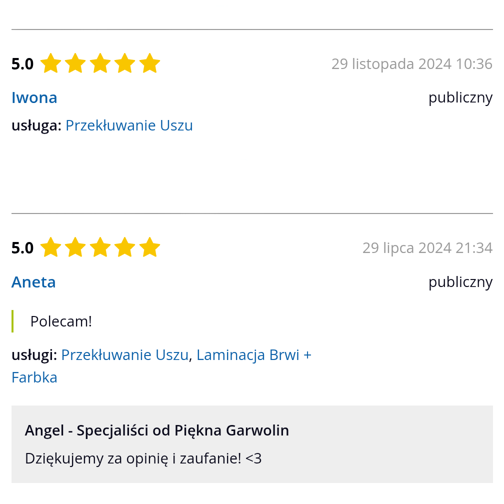 Przekłuwanie Uszu Opinie 3