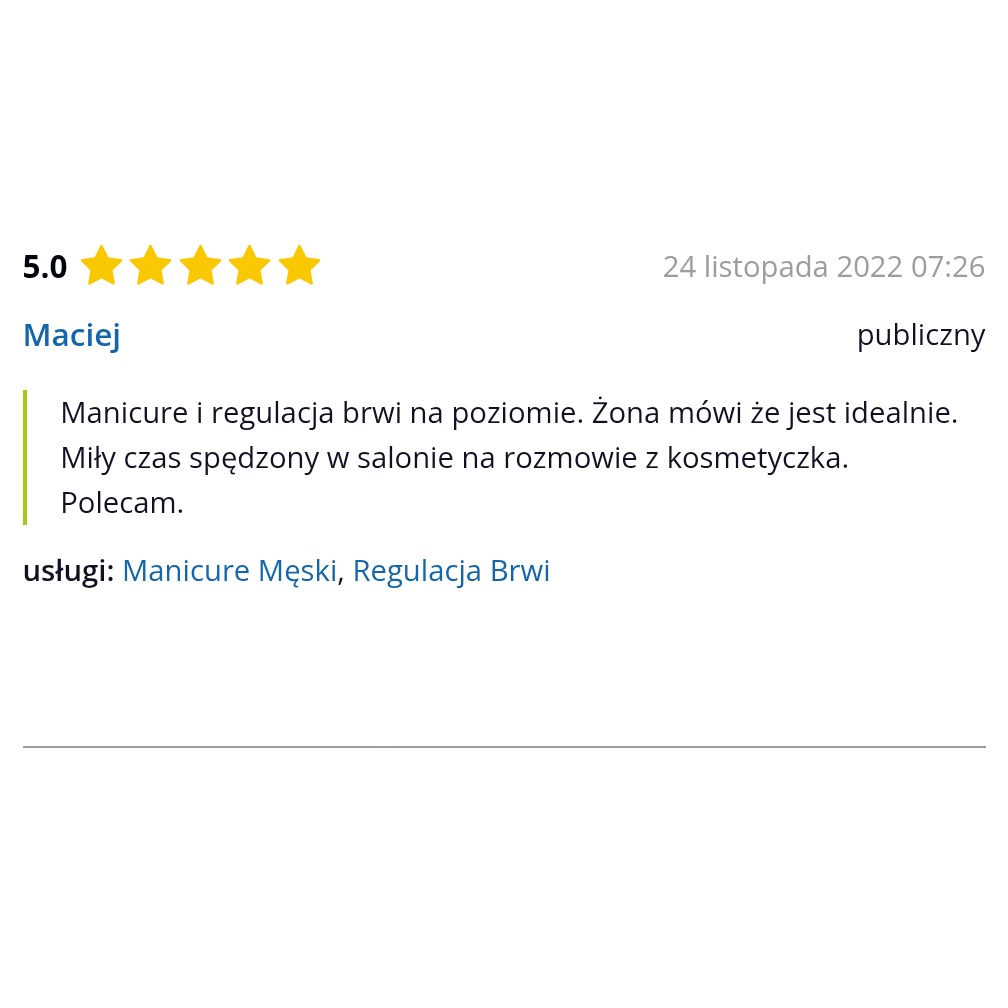 Strefa mężczyzn opinie